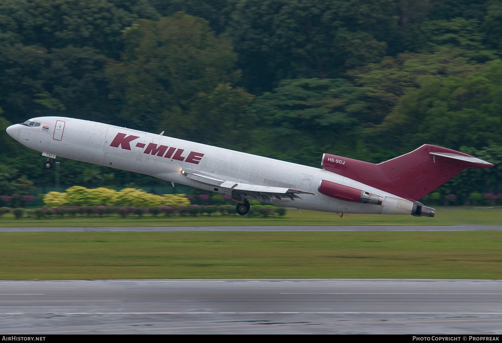 Aircraft Photo of HS-SCJ | Boeing 727-247/Adv(F) | K-Mile Air | AirHistory.net #564464