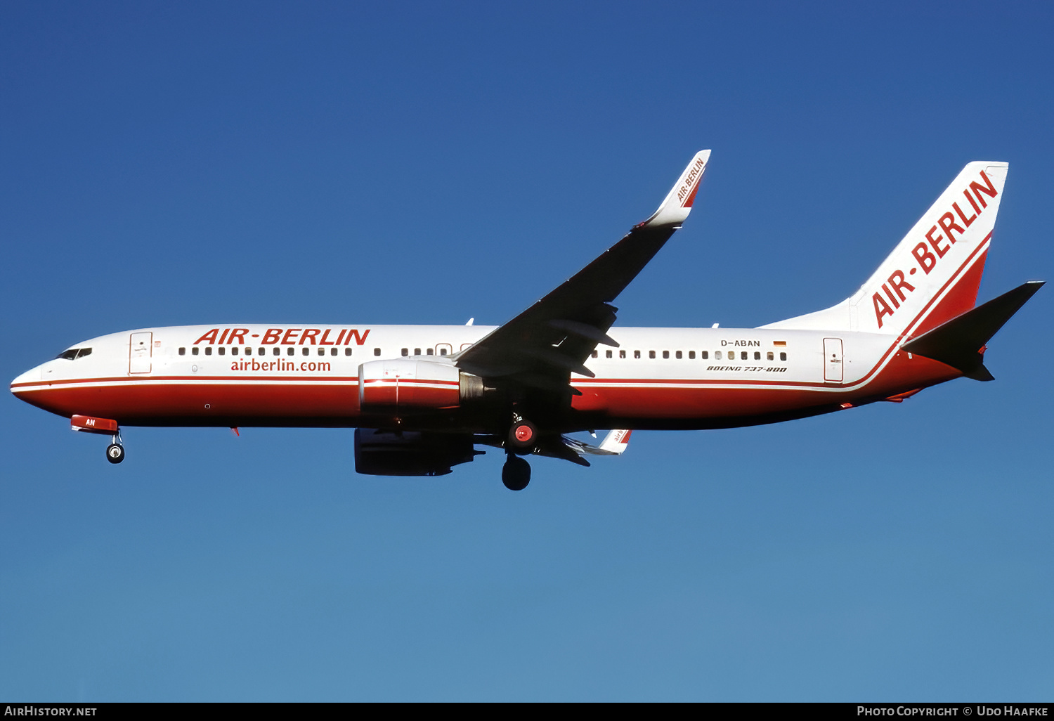 Aircraft Photo of D-ABAN | Boeing 737-86J | Air Berlin | AirHistory.net #564470