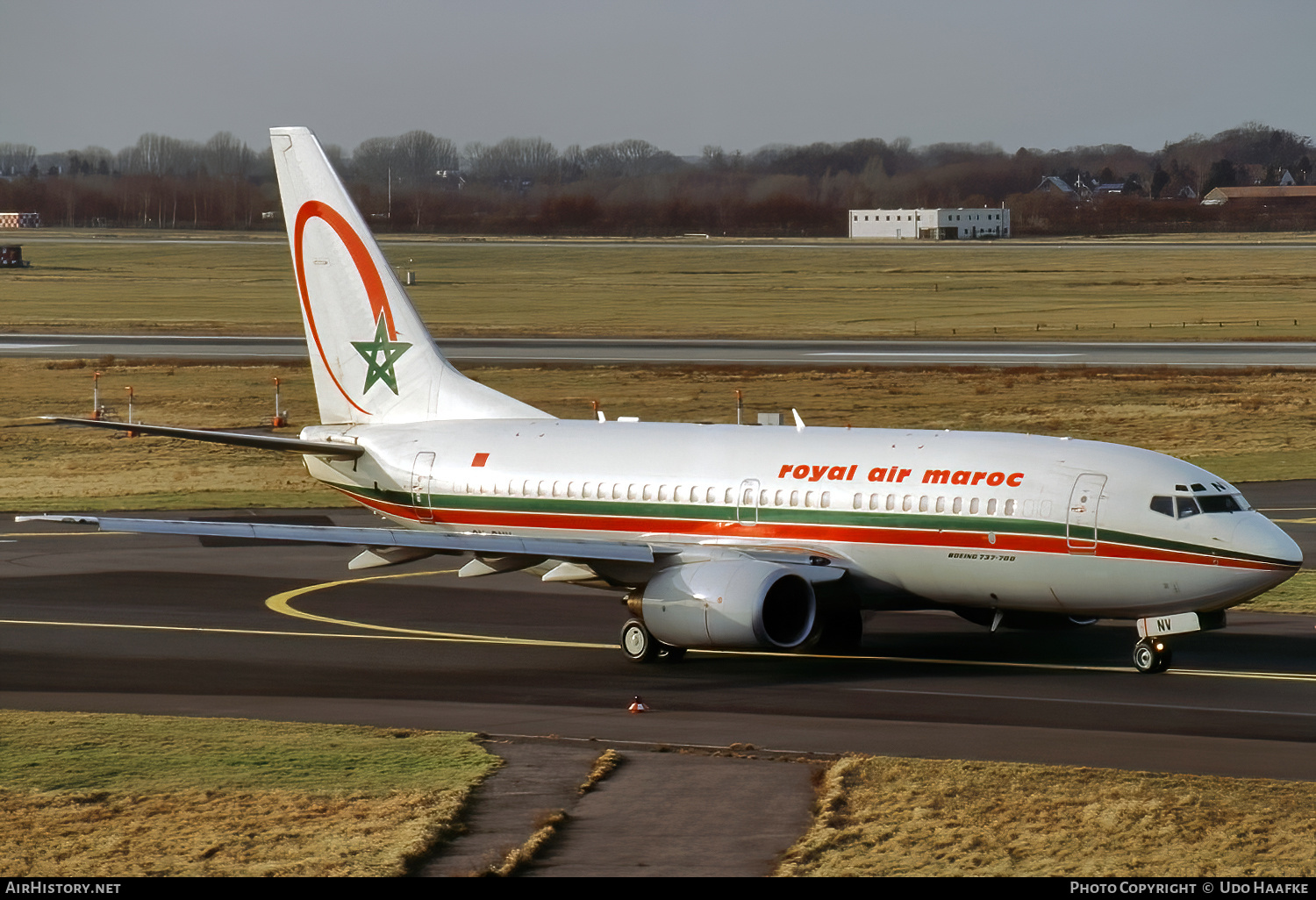 Aircraft Photo of CN-RNV | Boeing 737-7B6 | Royal Air Maroc - RAM | AirHistory.net #564471