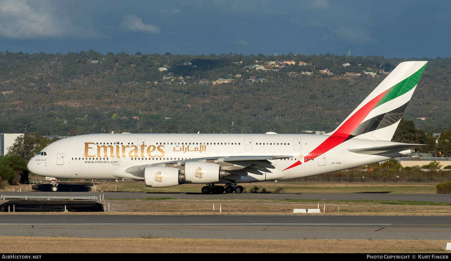 Aircraft Photo of A6-EDM | Airbus A380-861 | Emirates | AirHistory.net #564506