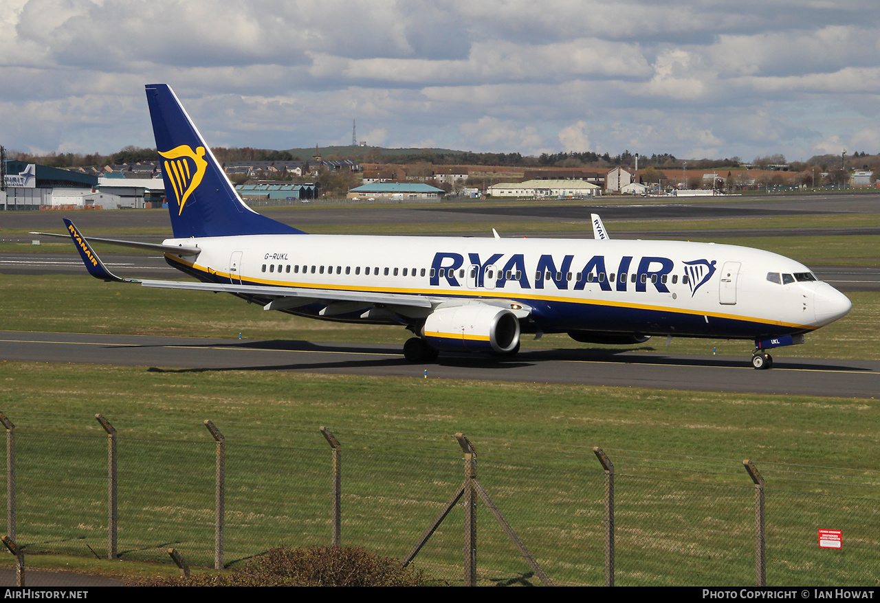 Aircraft Photo of G-RUKL | Boeing 737-8AS | Ryanair | AirHistory.net #564525