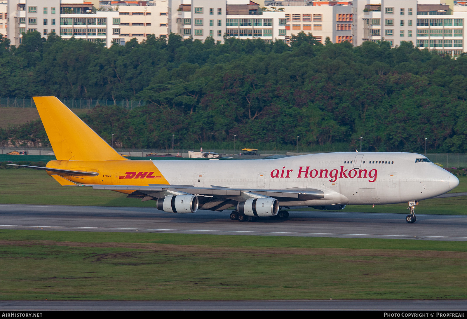 Aircraft Photo of B-HUS | Boeing 747-444(BCF) | Air Hong Kong | AirHistory.net #564549