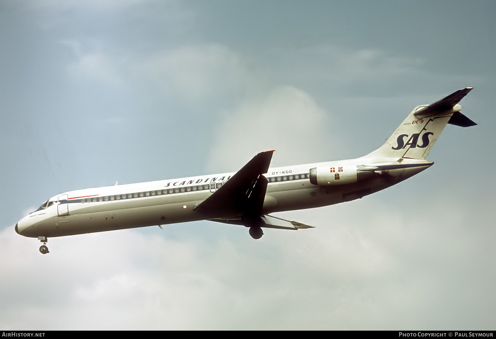 Aircraft Photo of OY-KGO | McDonnell Douglas DC-9-41 | Scandinavian Airlines - SAS | AirHistory.net #564556