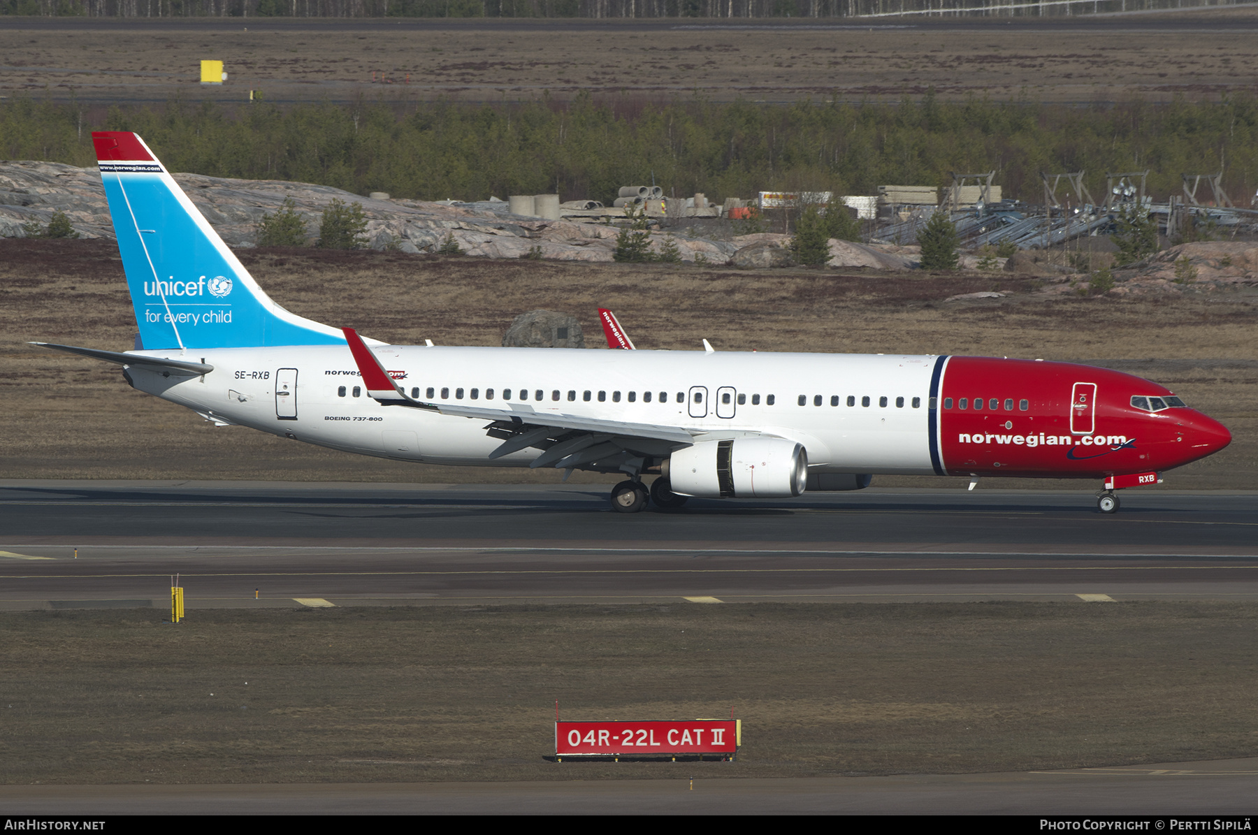 Aircraft Photo of SE-RXB | Boeing 737-84P | Norwegian | AirHistory.net #564561