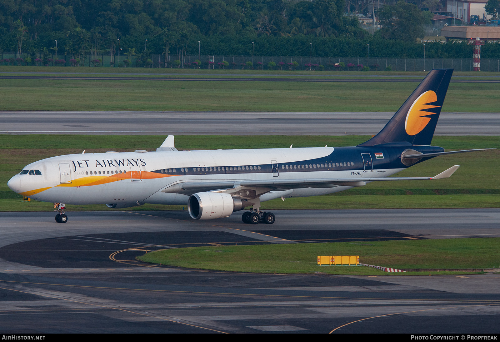 Aircraft Photo of VT-JWL | Airbus A330-202 | Jet Airways | AirHistory.net #564589