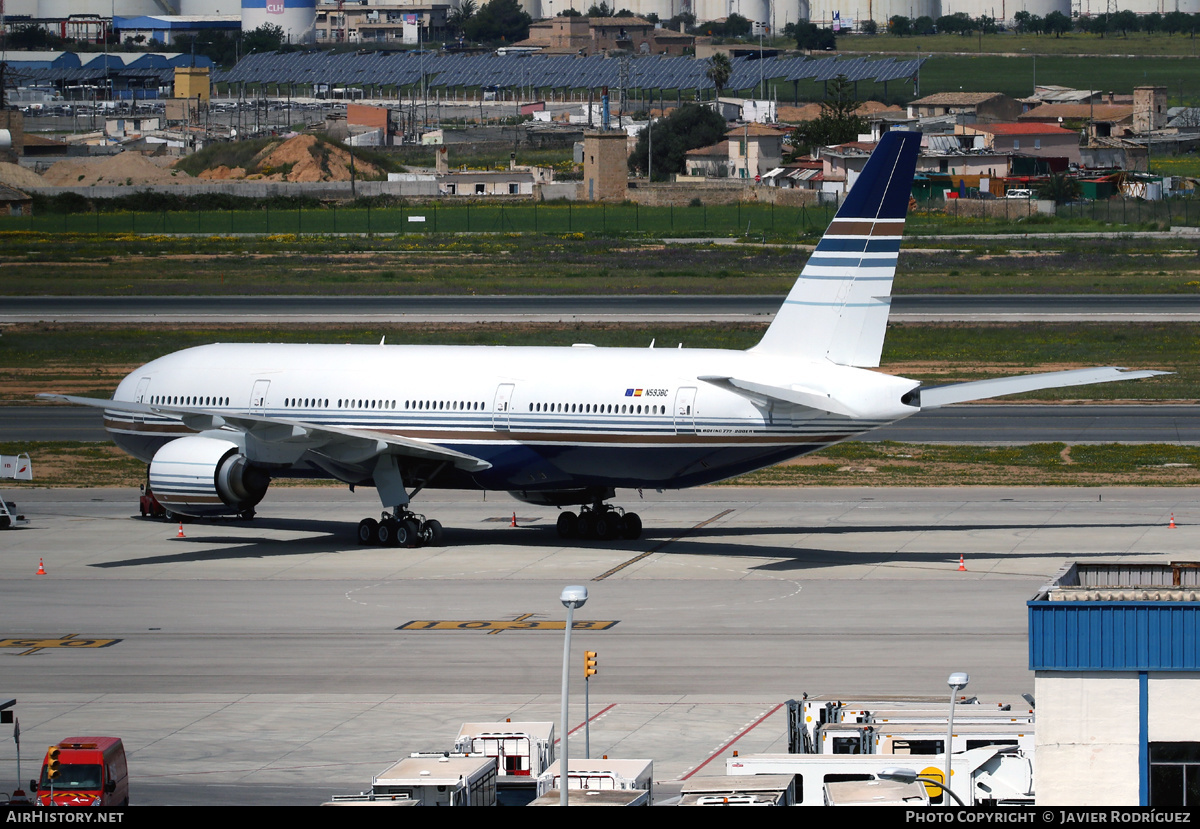 Aircraft Photo of N593BC | Boeing 777-212/ER | Privilege Style | AirHistory.net #564597