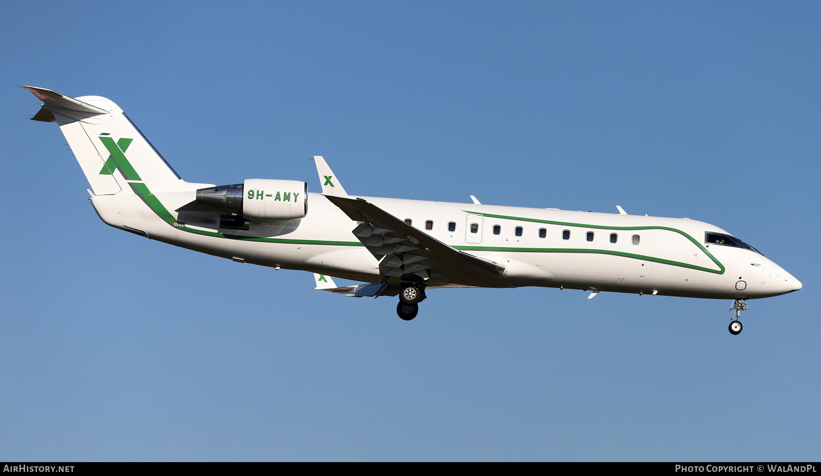 Aircraft Photo of 9H-AMY | Bombardier Challenger 850 (CRJ-200SE/CL-600-2B19) | AirX Charter | AirHistory.net #564608