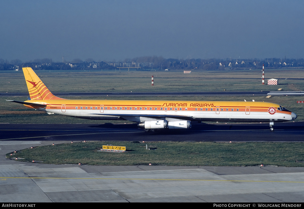 Aircraft Photo of N4935C | McDonnell Douglas DC-8-63 | Surinam Airways | AirHistory.net #564615