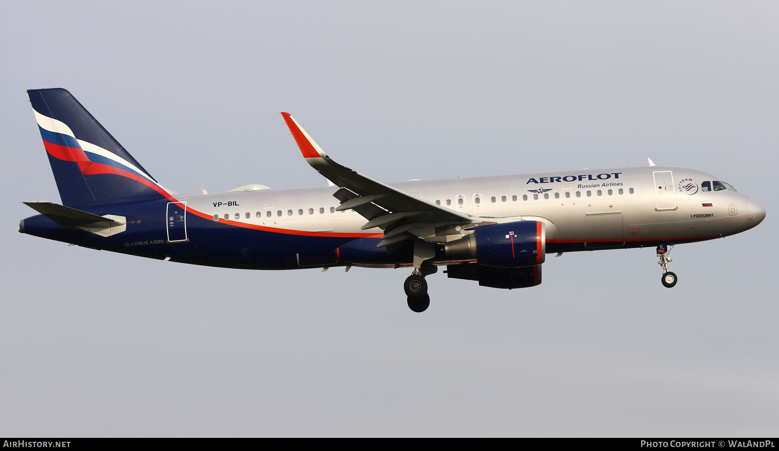 Aircraft Photo of VP-BIL | Airbus A320-214 | Aeroflot - Russian Airlines | AirHistory.net #564619