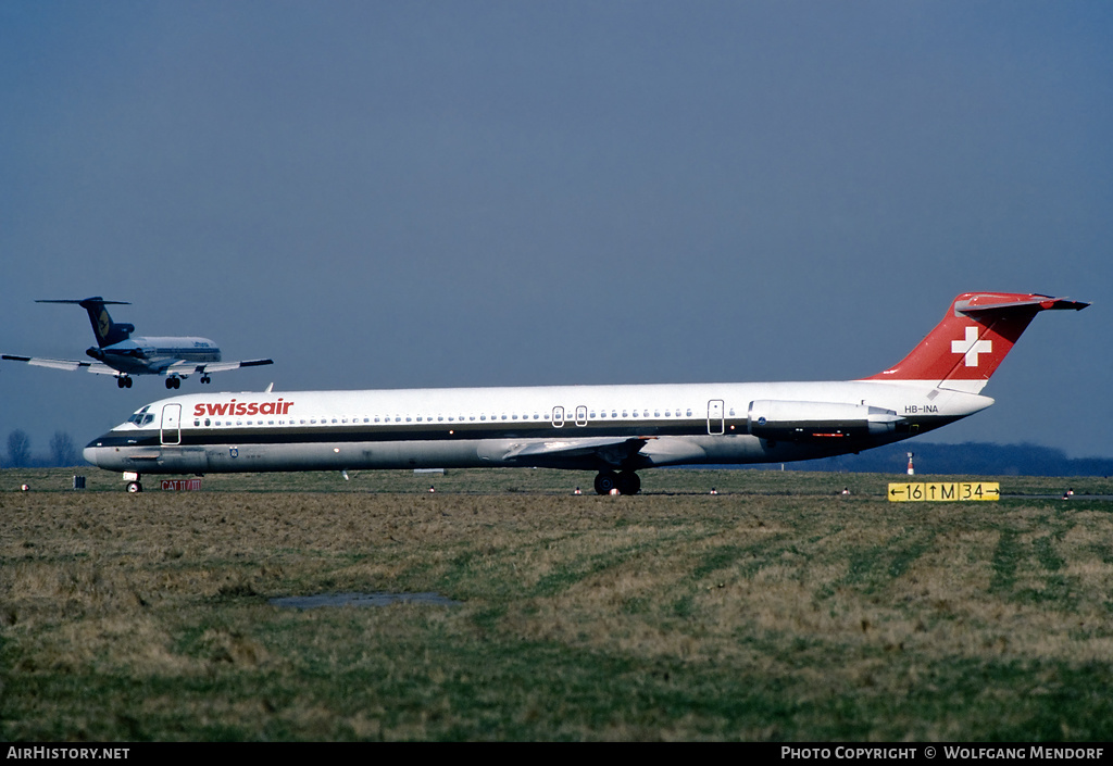 Aircraft Photo of HB-INA | McDonnell Douglas MD-81 (DC-9-81) | Swissair | AirHistory.net #564625