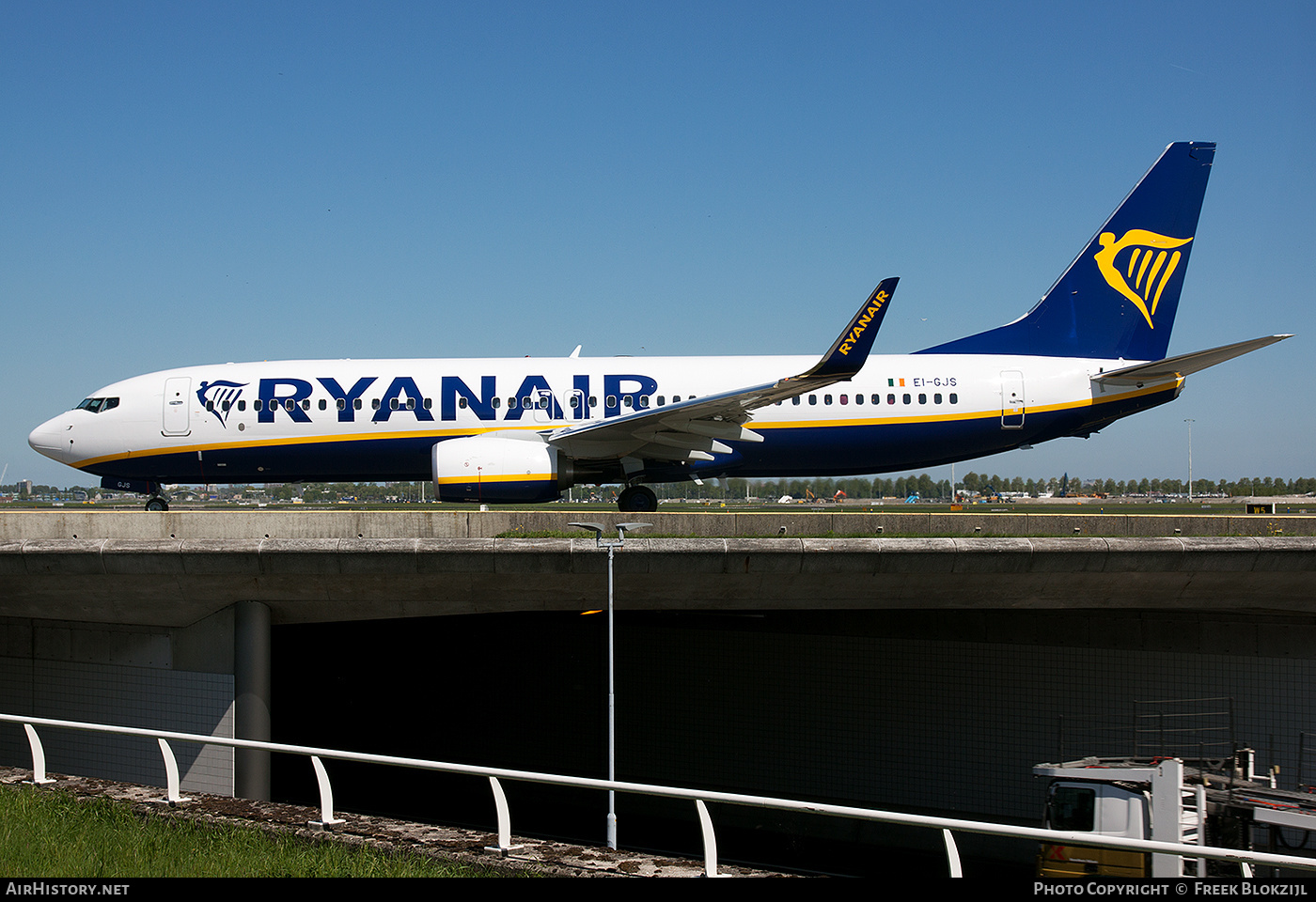 Aircraft Photo of EI-GJS | Boeing 737-800 | Ryanair | AirHistory.net #564627