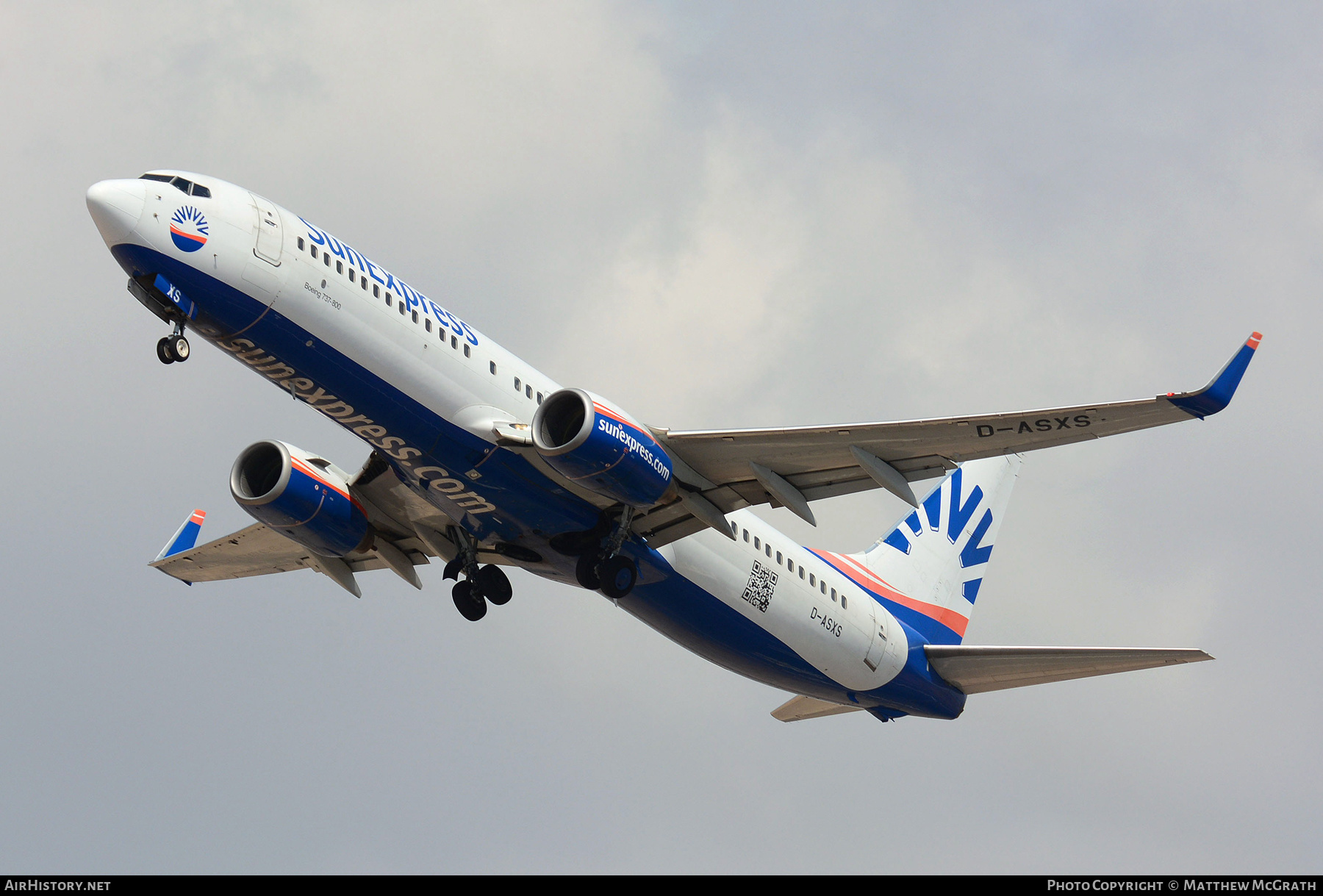 Aircraft Photo of D-ASXS | Boeing 737-8AS | SunExpress | AirHistory.net #564653