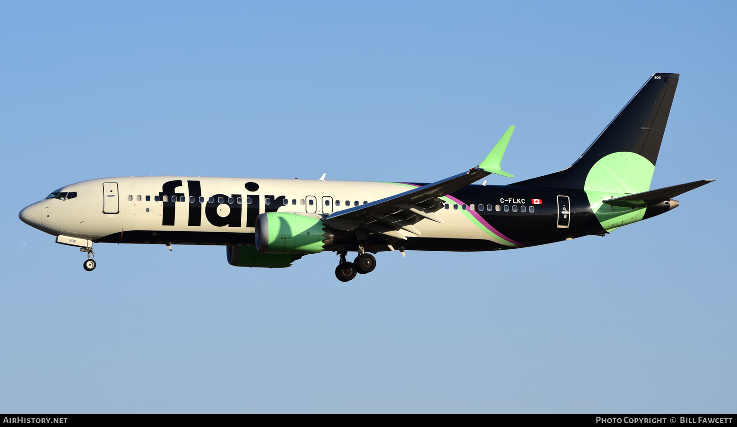 Aircraft Photo of C-FLKC | Boeing 737-8 Max 8 | Flair Airlines | AirHistory.net #564771