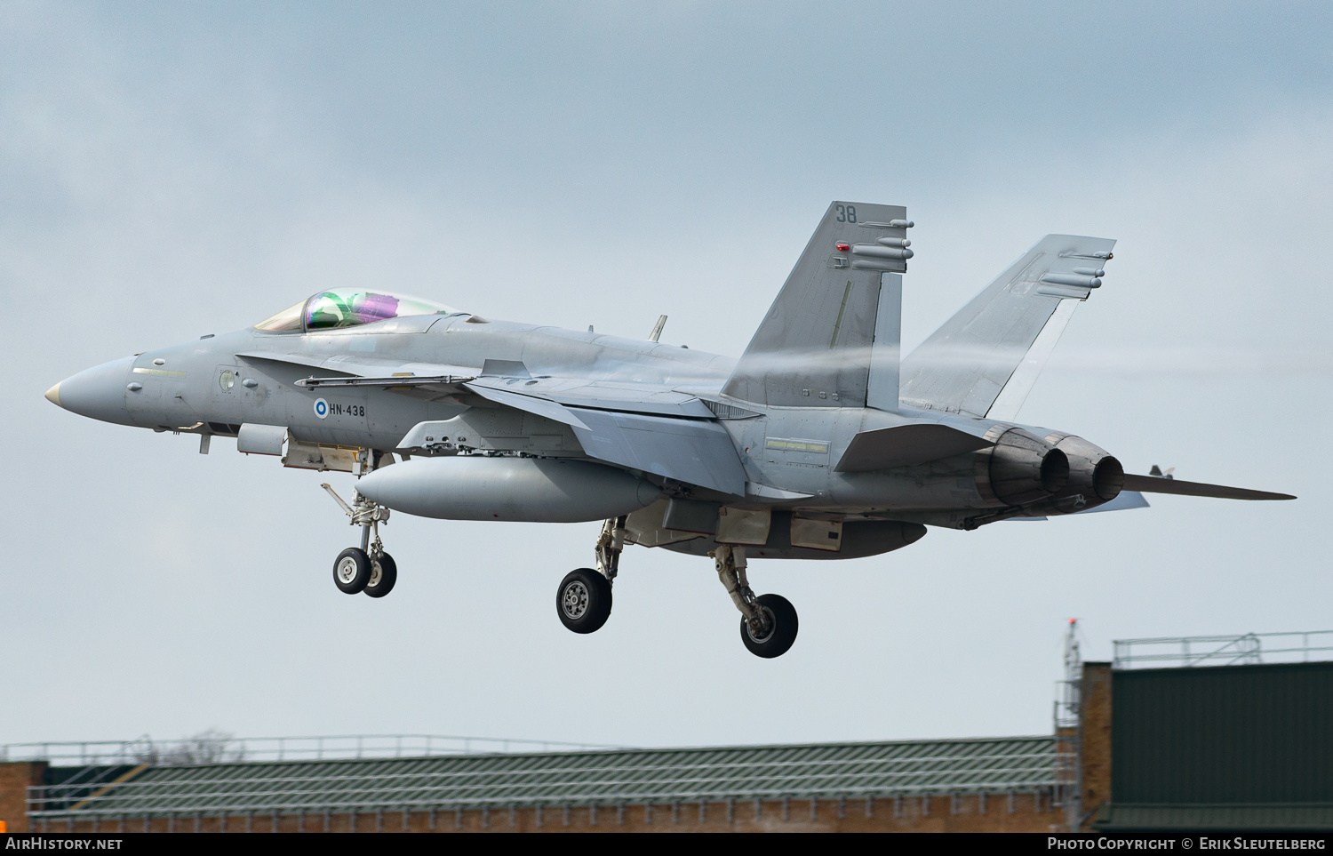 Aircraft Photo of HN-438 | McDonnell Douglas F/A-18C Hornet | Finland - Air Force | AirHistory.net #564793