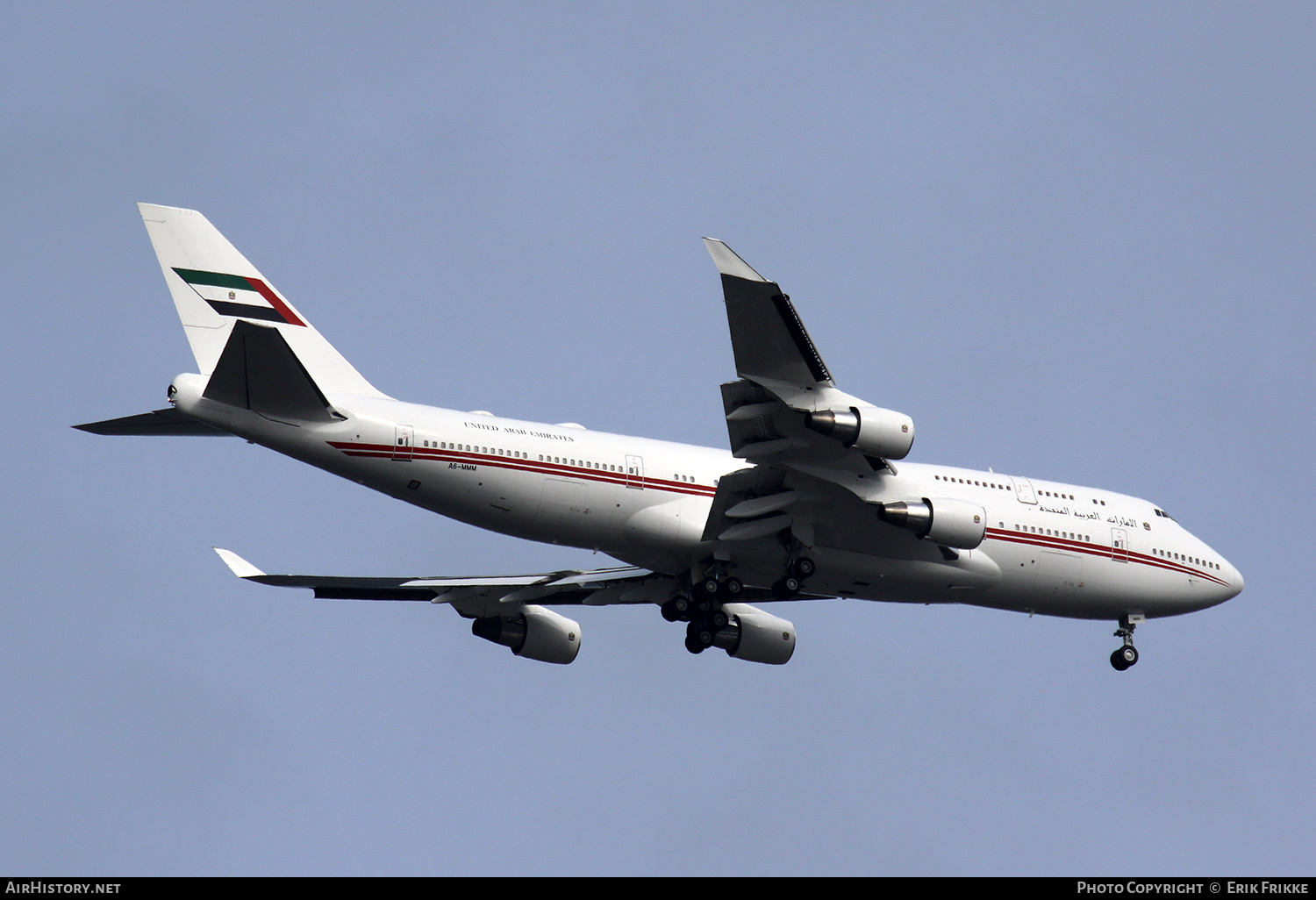Aircraft Photo of A6-MMM | Boeing 747-422 | United Arab Emirates Government | AirHistory.net #564800