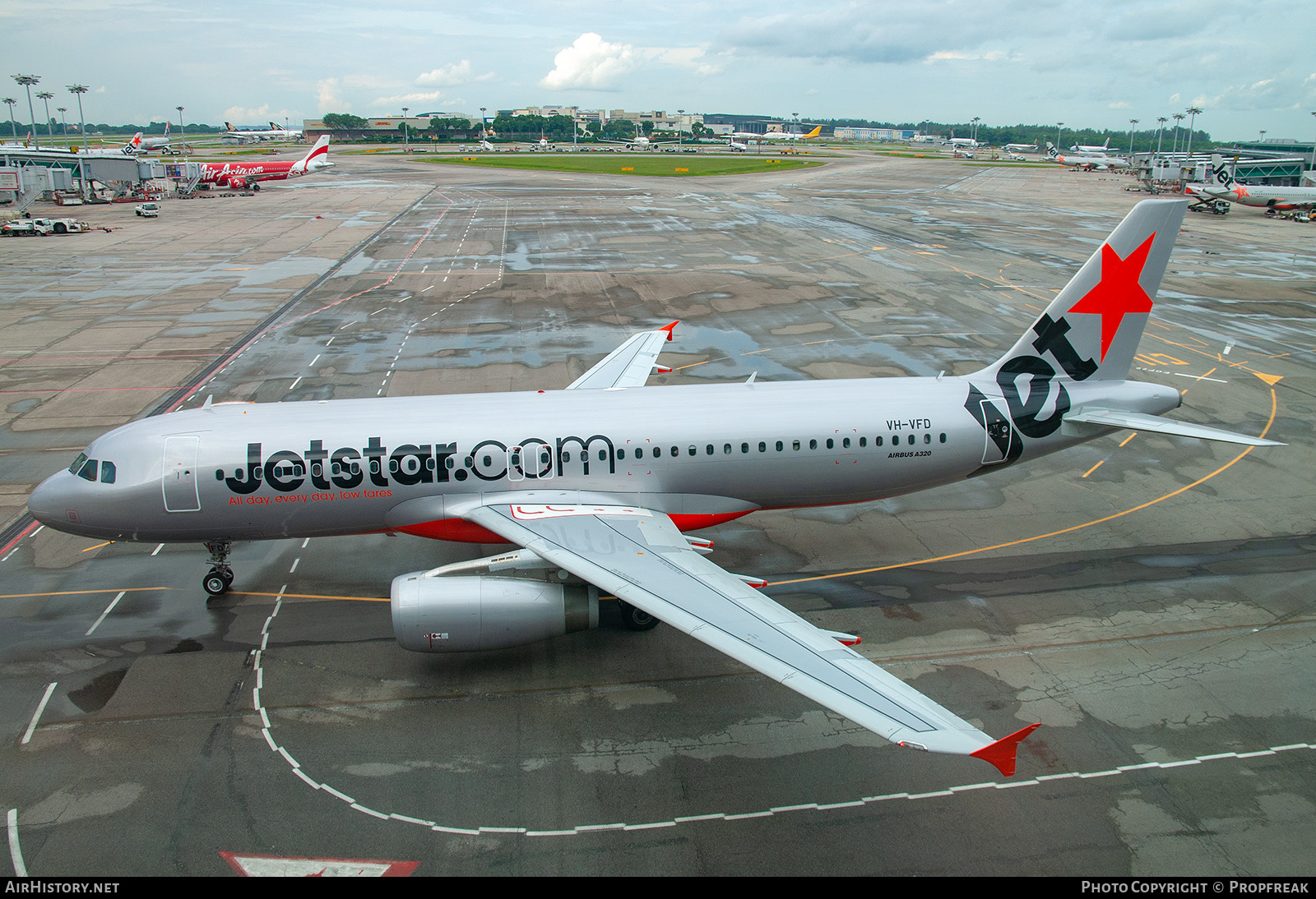 Aircraft Photo of VH-VFD | Airbus A320-232 | Jetstar Airways | AirHistory.net #564831