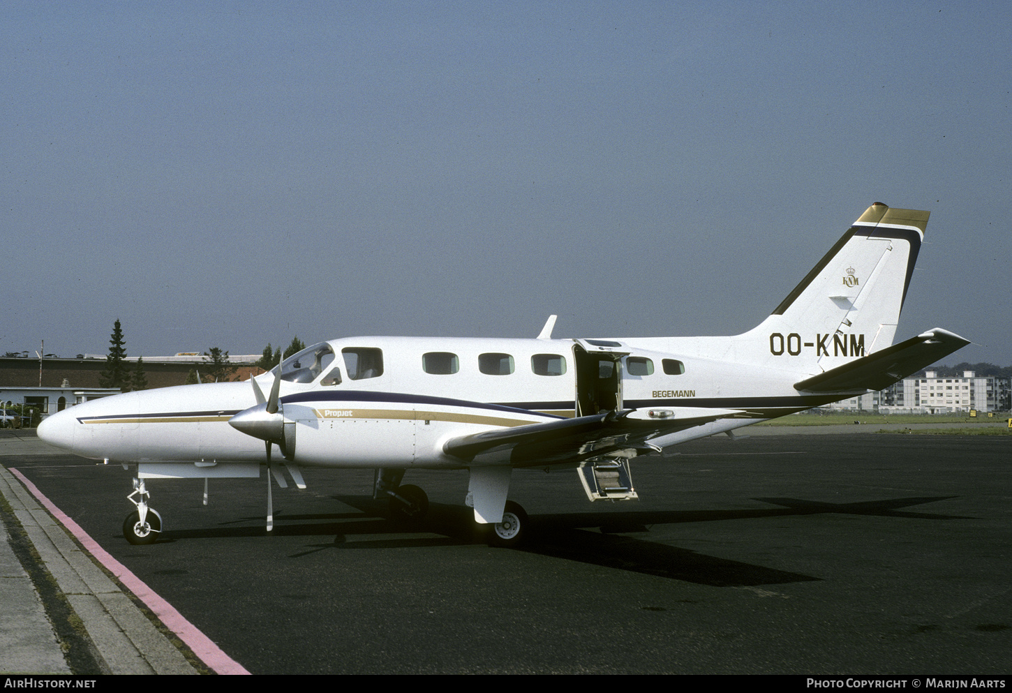 Aircraft Photo of OO-KNM | Cessna 441 Conquest II | KNM Begemann - Koninklijke Nederlandse Machinefabriek Begemann | AirHistory.net #564875