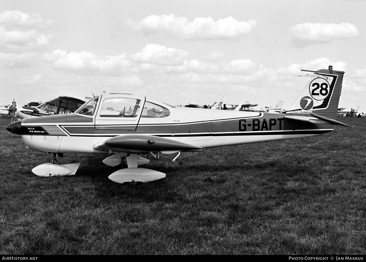 Aircraft Photo of G-BAPT | Fuji FA-200-180 Aero Subaru | AirHistory.net #564877