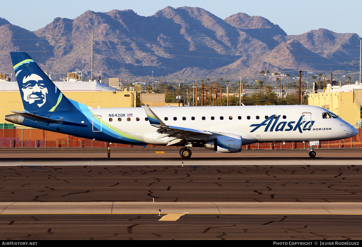 Aircraft Photo of N642QX | Embraer 175LR (ERJ-170-200LR) | Alaska Airlines | AirHistory.net #564901