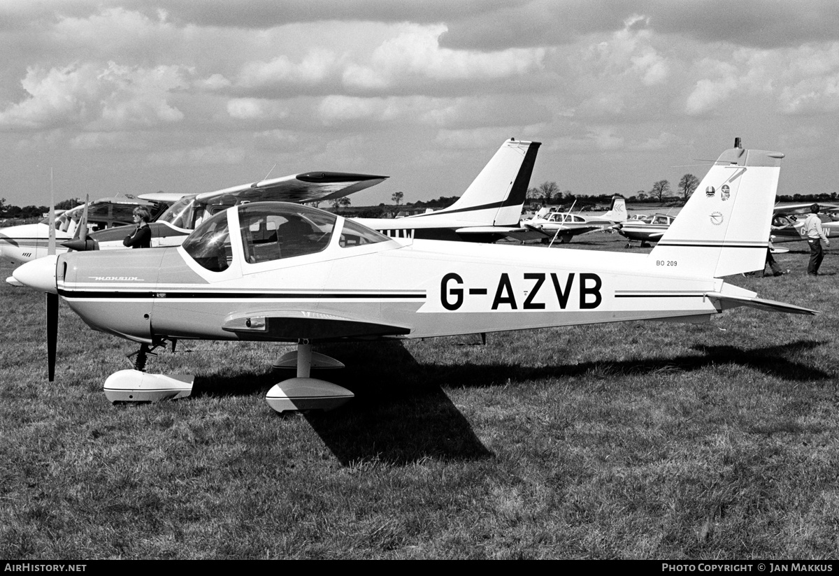 Aircraft Photo of G-AZVB | Bolkow BO-209 Monsun | AirHistory.net #564906