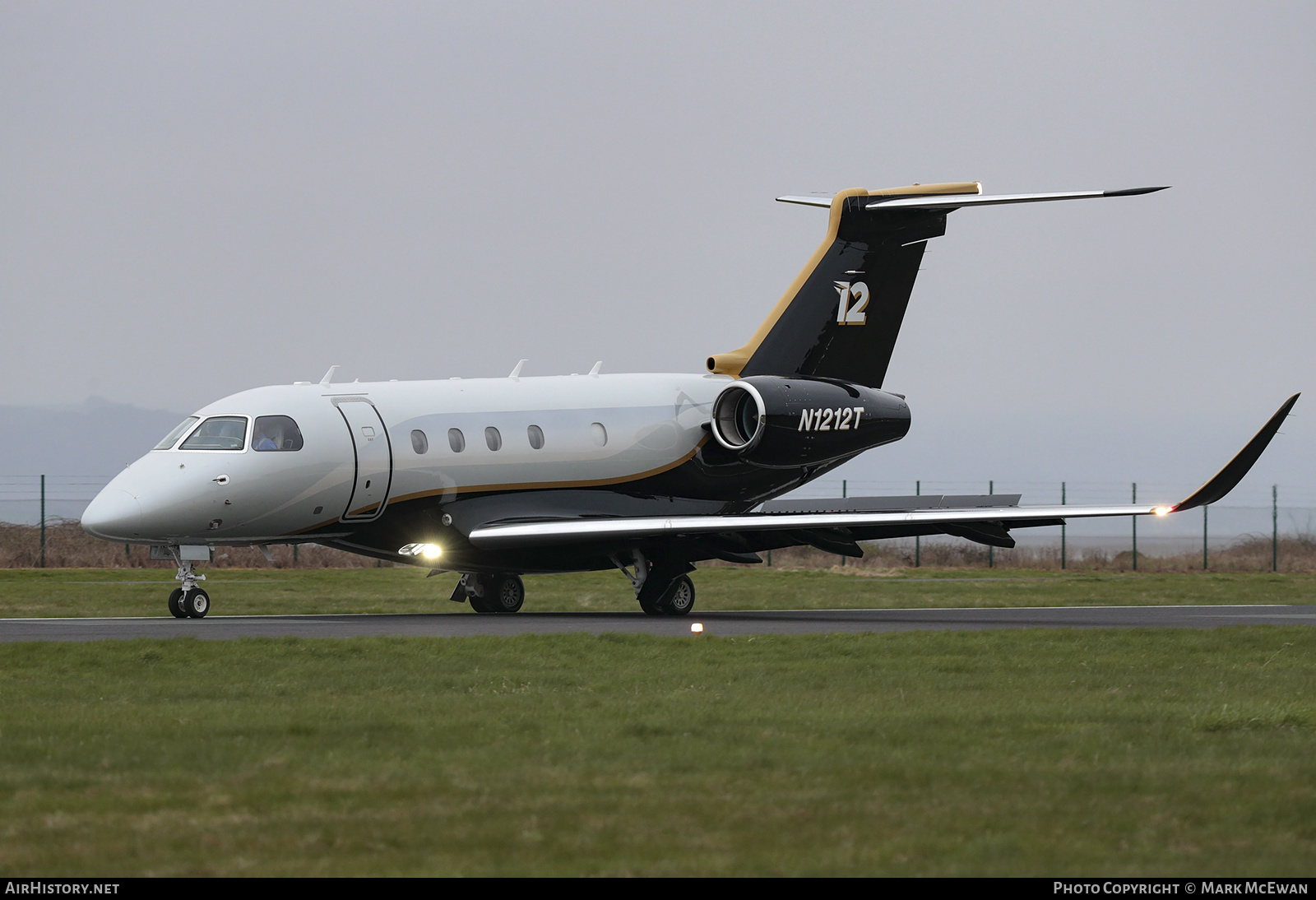 Aircraft Photo of N1212T | Embraer EMB-545 Legacy 450 | 12 - Twelve Aviation | AirHistory.net #564907