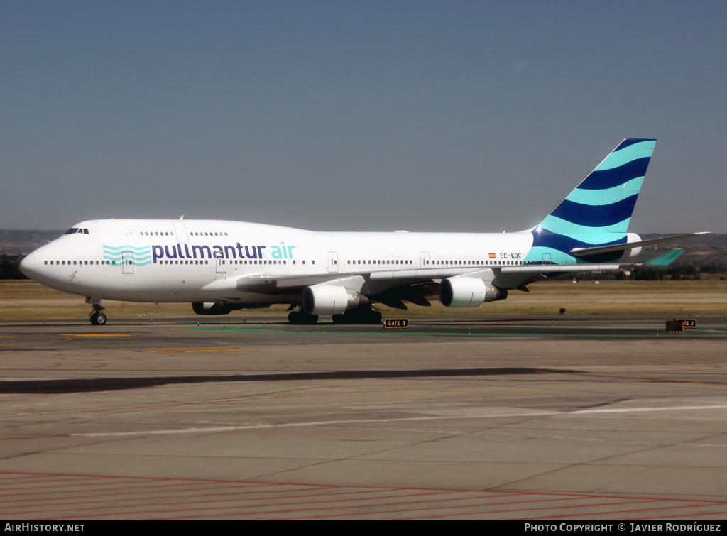 Aircraft Photo of EC-KQC | Boeing 747-412 | Pullmantur Air | AirHistory.net #564930