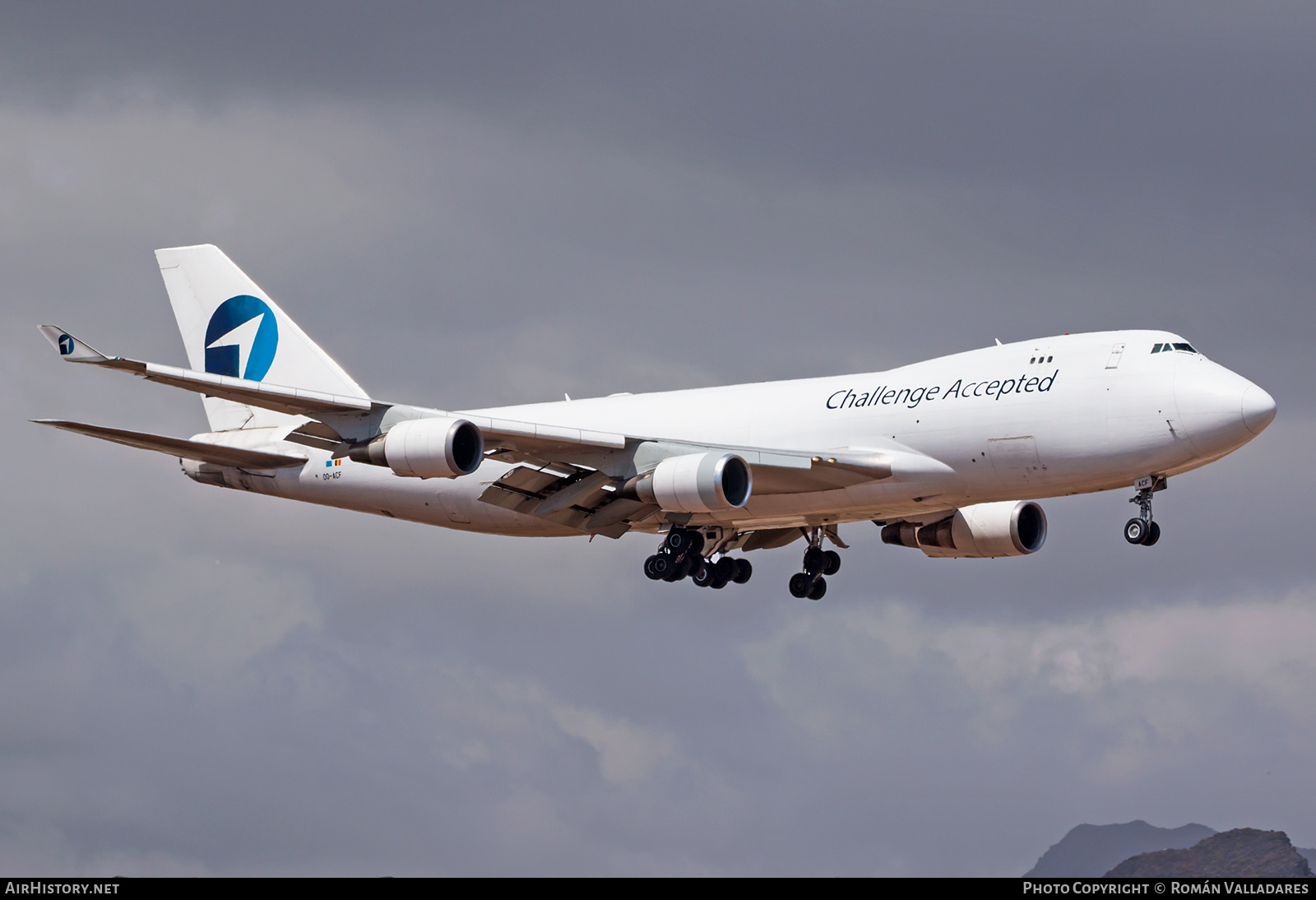 Aircraft Photo of OO-ACF | Boeing 747-4EVF/ER | Challenge Airlines | AirHistory.net #564944