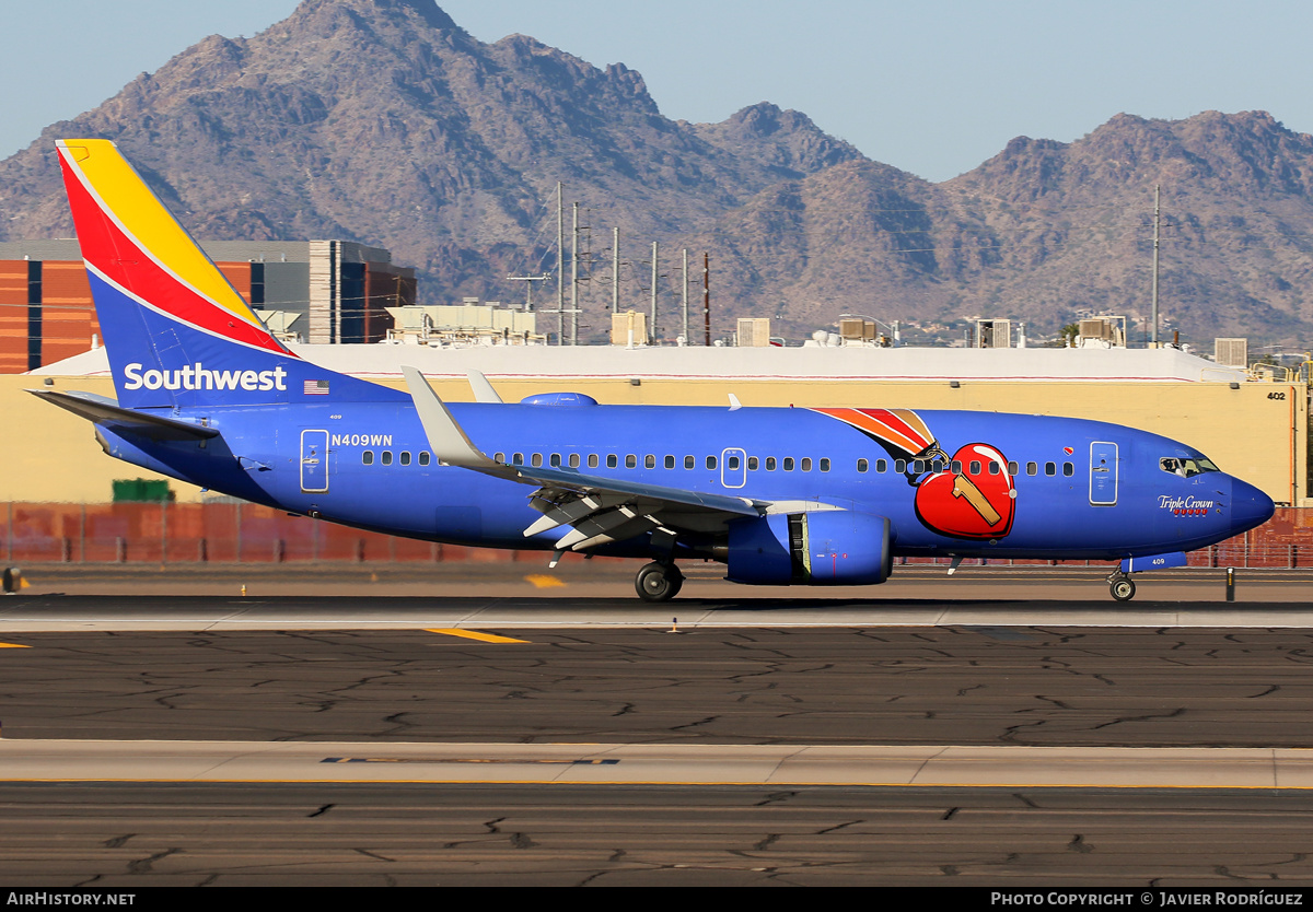 Aircraft Photo of N409WN | Boeing 737-7H4 | Southwest Airlines | AirHistory.net #564955