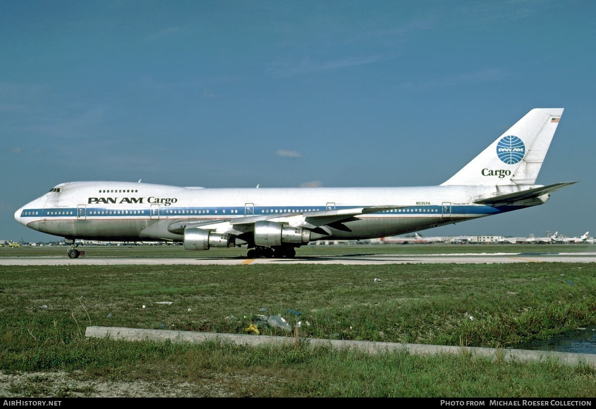 Aircraft Photo of N535PA | Boeing 747-273C | Pan American World Airways - Pan Am Cargo | AirHistory.net #564972
