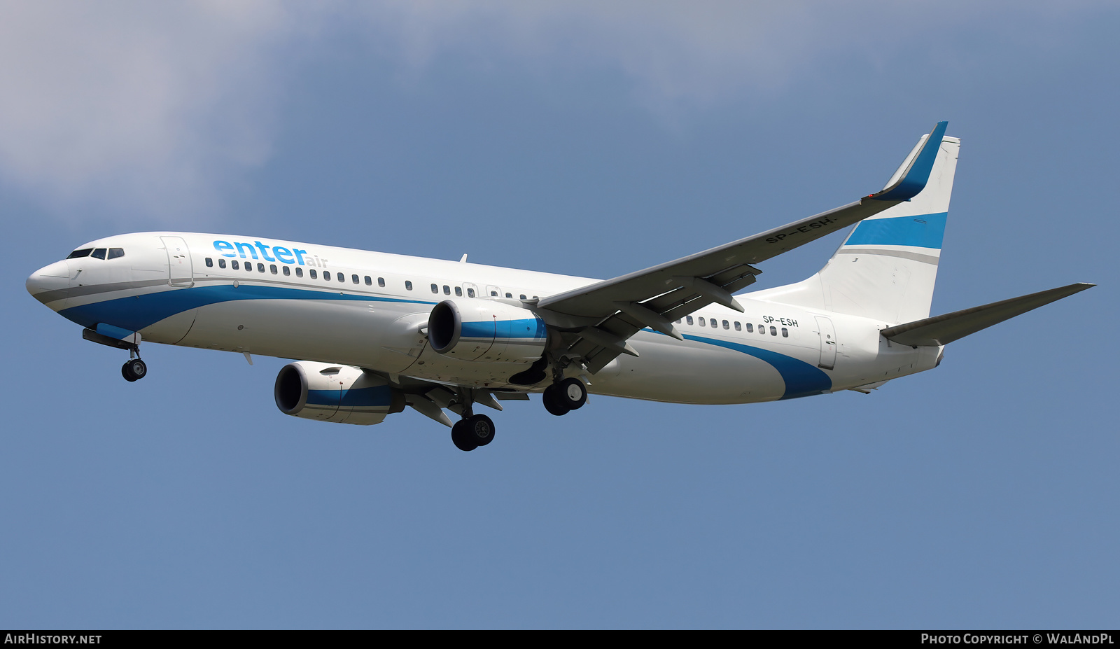 Aircraft Photo of SP-ESH | Boeing 737-81M | Enter Air | AirHistory.net #564990