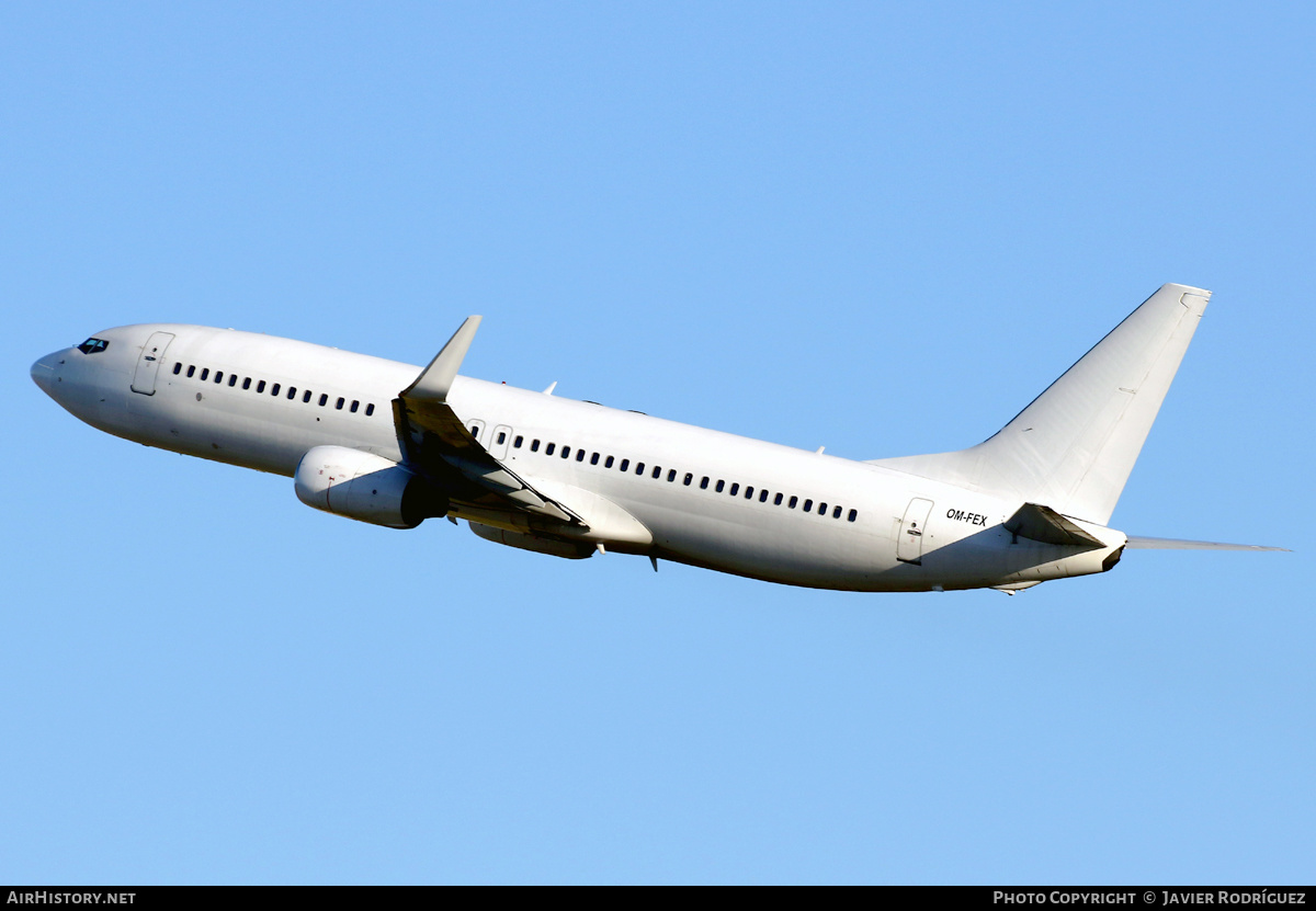 Aircraft Photo of OM-FEX | Boeing 737-8Q8 | AirHistory.net #565016