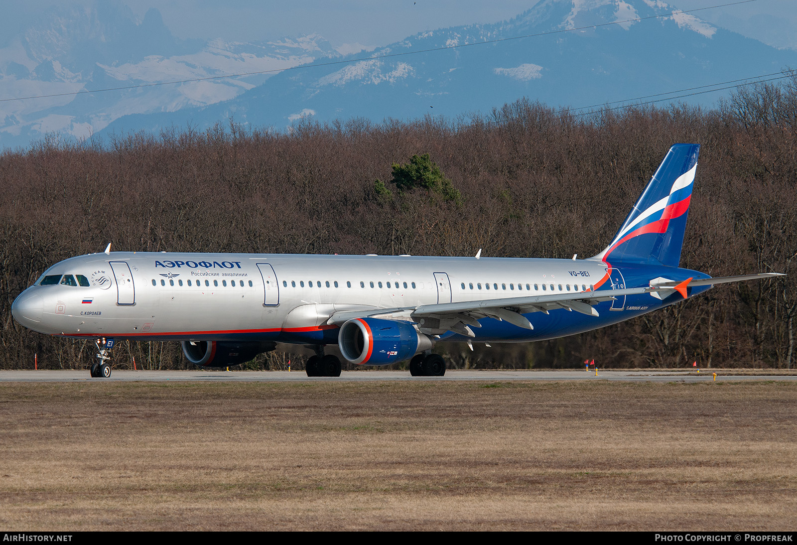 Aircraft Photo of VQ-BEI | Airbus A321-211 | Aeroflot - Russian Airlines | AirHistory.net #565025