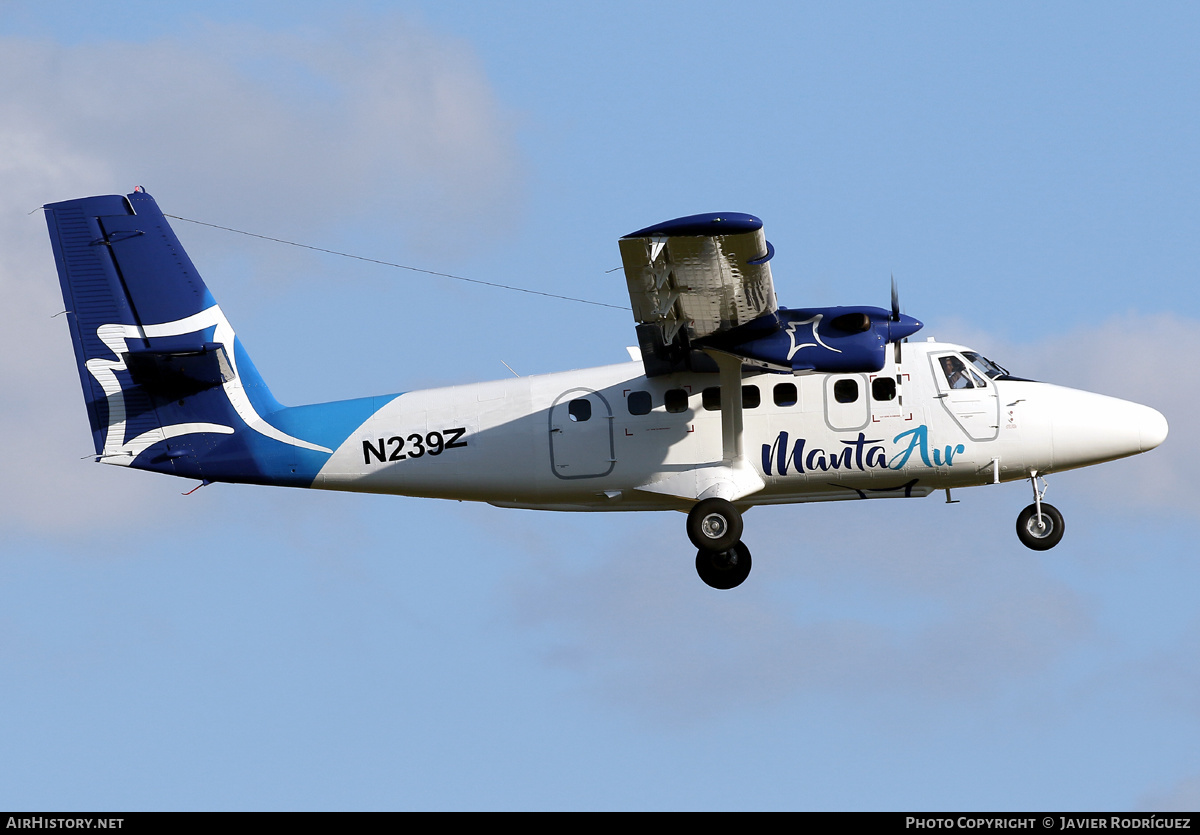 Aircraft Photo of N239Z | De Havilland Canada DHC-6-300 Twin Otter | Manta Air | AirHistory.net #565031