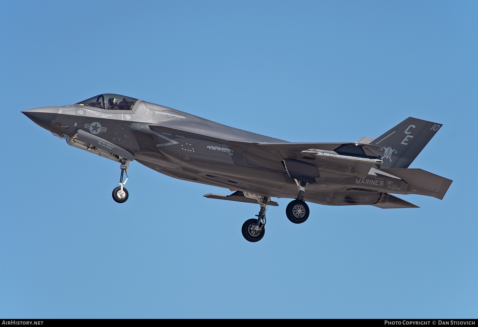 Aircraft Photo of 170049 | Lockheed Martin F-35B Lightning II | USA - Marines | AirHistory.net #565032