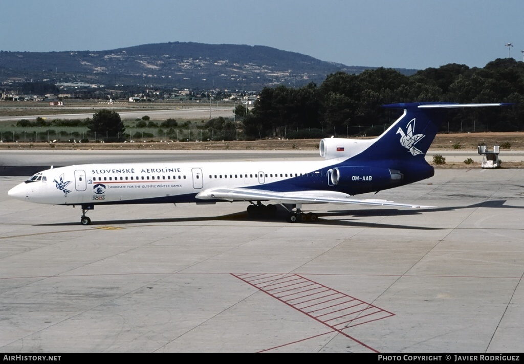 Aircraft Photo of OM-AAB | Tupolev Tu-154M | Slovak Airlines - Slovenské Aerolínie | AirHistory.net #565049