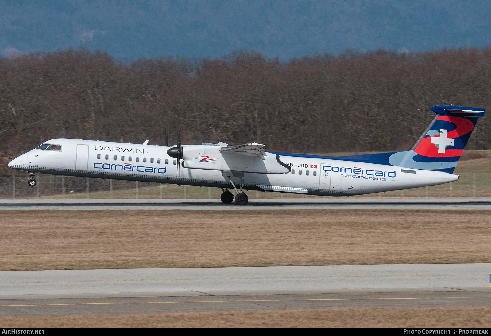 Aircraft Photo of HB-JQB | Bombardier DHC-8-402 Dash 8 | Darwin Airline | AirHistory.net #565071