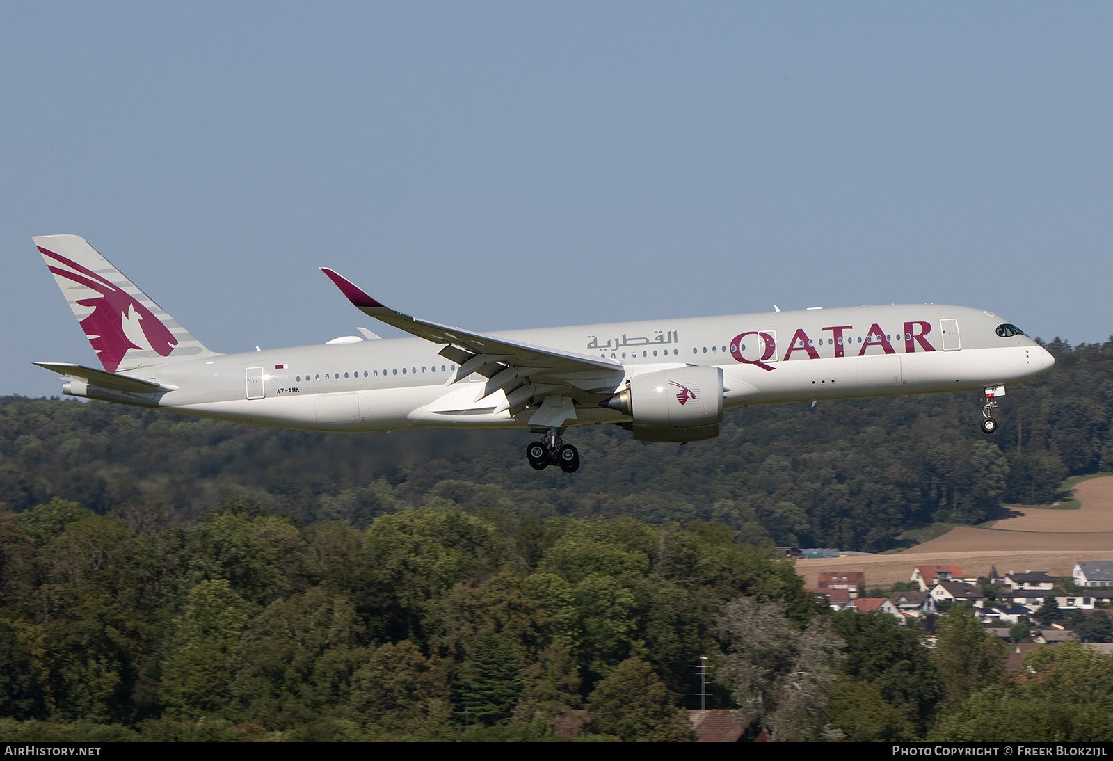 Aircraft Photo of A7-AMK | Airbus A350-941 | Qatar Airways | AirHistory.net #565074