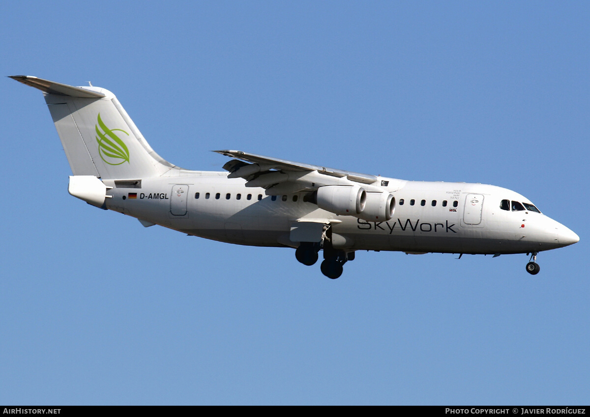 Aircraft Photo of D-AMGL | British Aerospace BAe-146-200 | Skyworks | AirHistory.net #565095