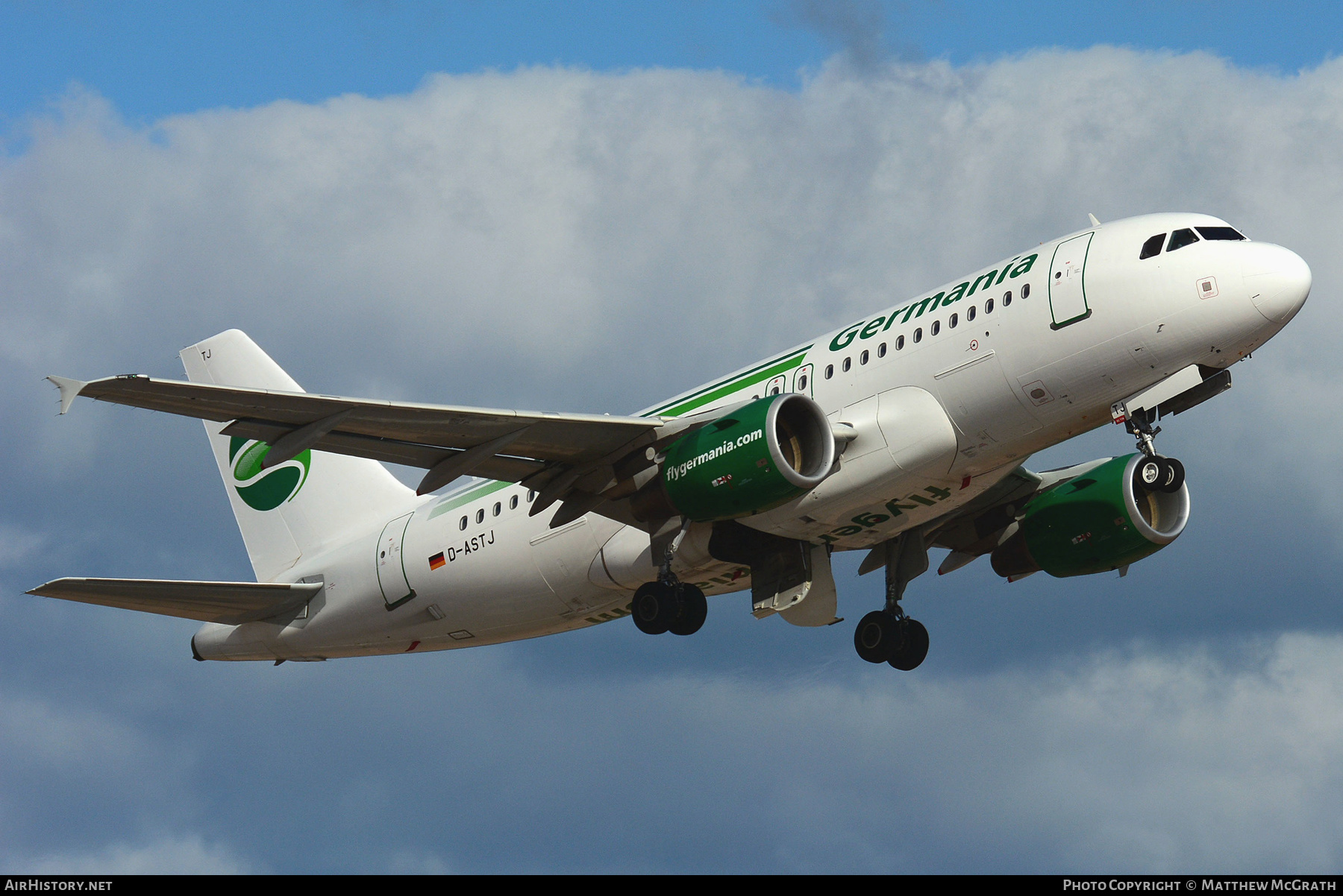Aircraft Photo of D-ASTJ | Airbus A319-111 | Germania | AirHistory.net #565109