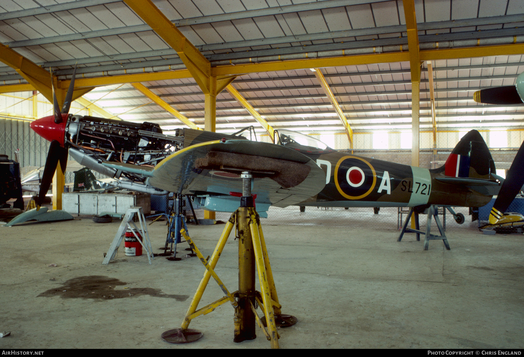 Aircraft Photo of G-BAUP / SL721 | Supermarine 361 Spitfire LF16E | UK - Air Force | AirHistory.net #565125