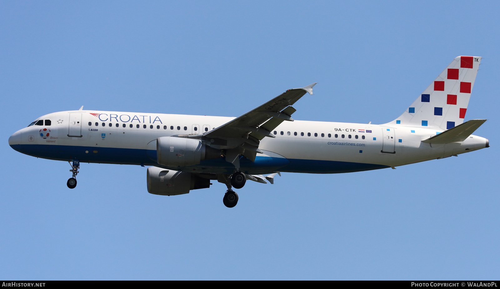 Aircraft Photo of 9A-CTK | Airbus A320-214 | Croatia Airlines | AirHistory.net #565134