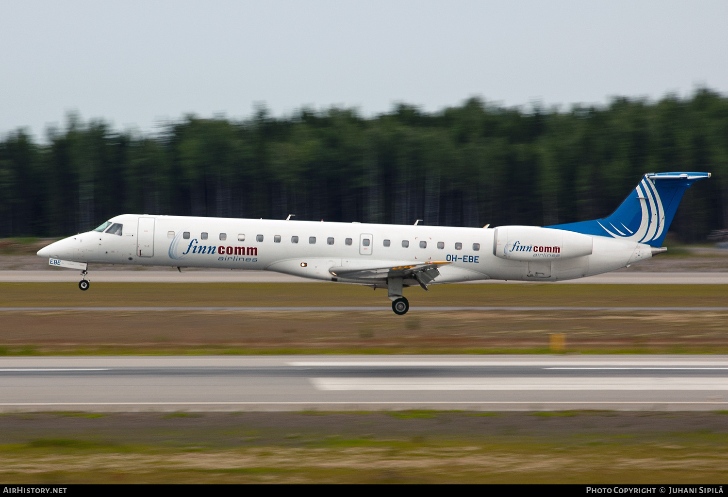 Aircraft Photo of OH-EBE | Embraer ERJ-145LU (EMB-145LU) | Finncomm Airlines | AirHistory.net #565135