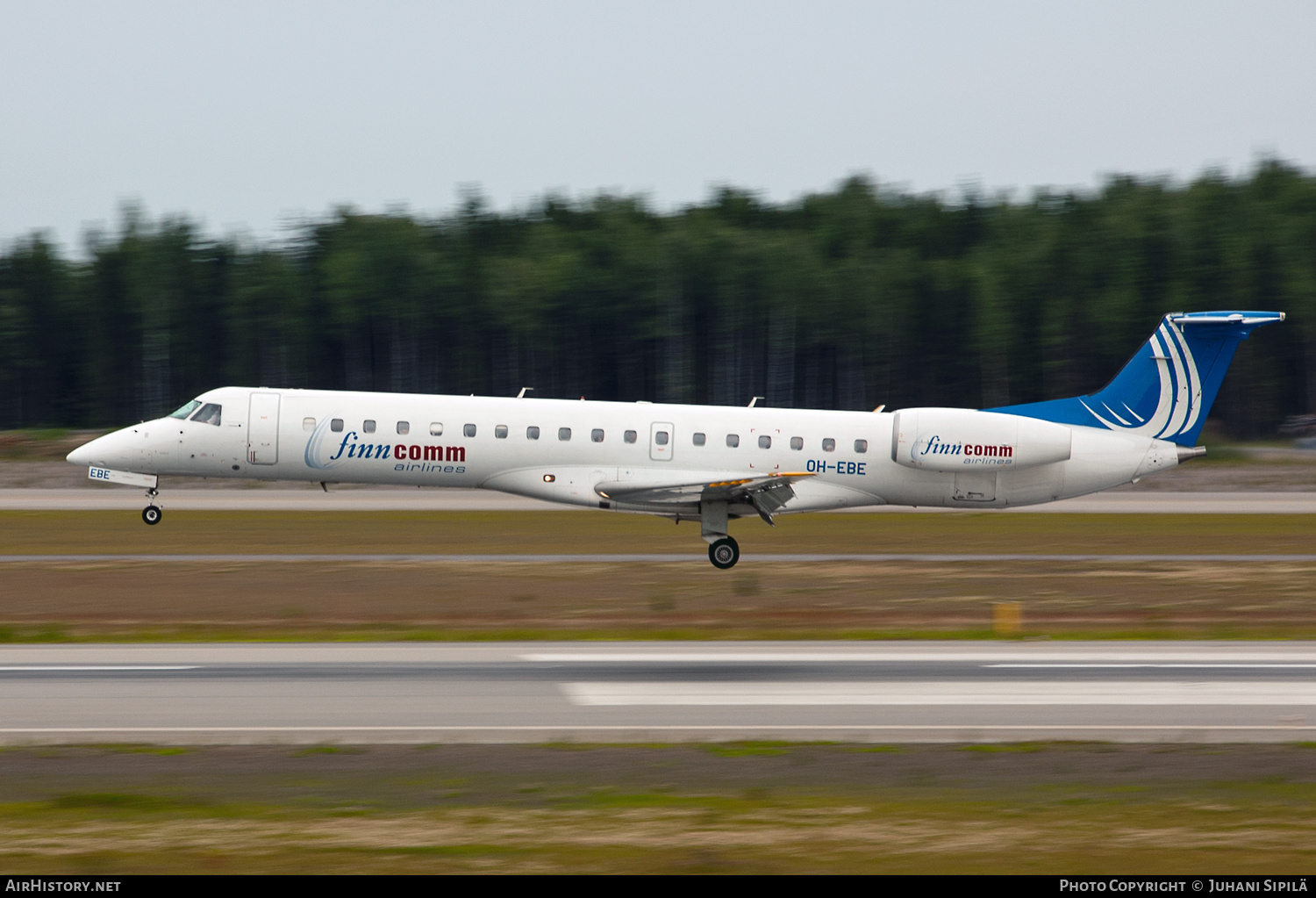 Aircraft Photo of OH-EBE | Embraer ERJ-145LU (EMB-145LU) | Finncomm Airlines | AirHistory.net #565135