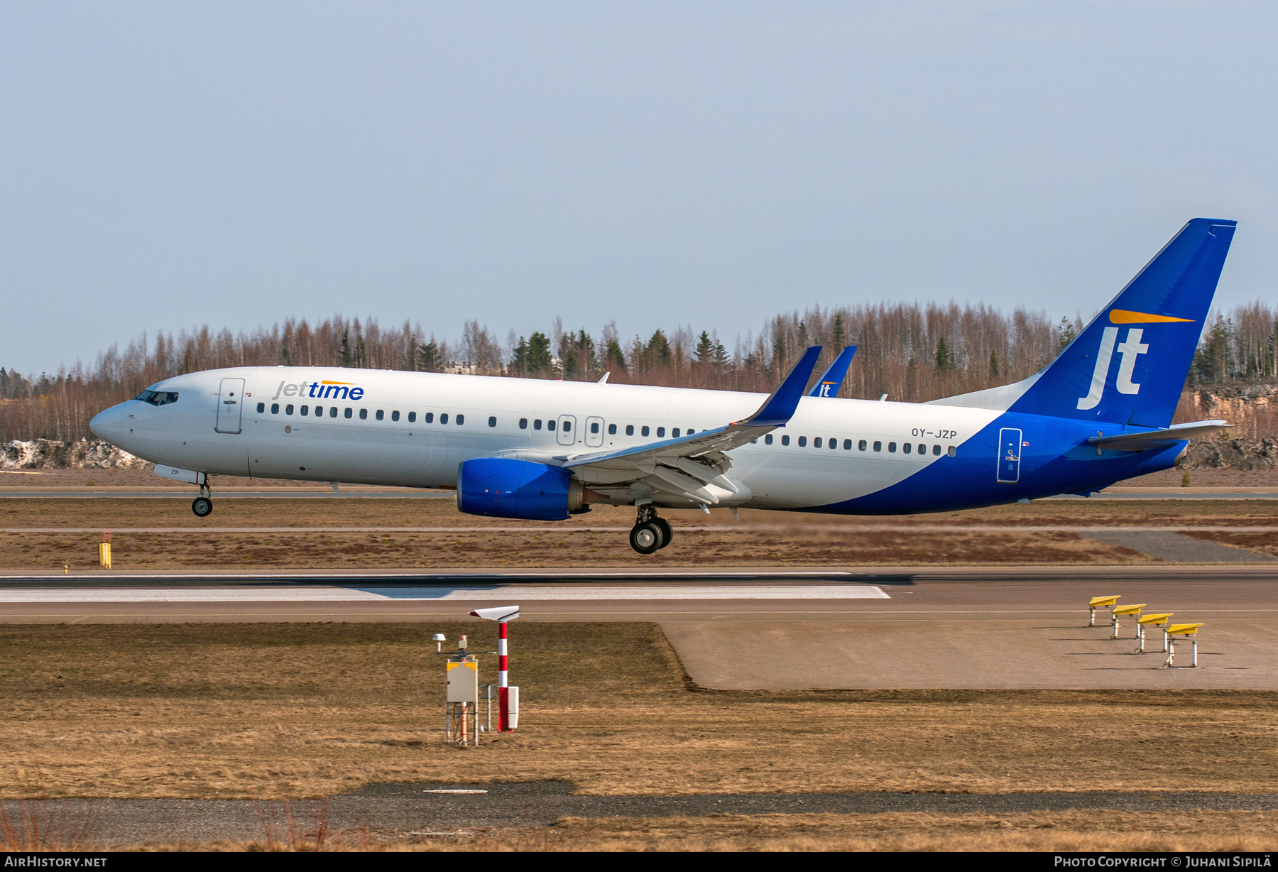 Aircraft Photo of OY-JZP | Boeing 737-8U3 | Jettime | AirHistory.net #565152