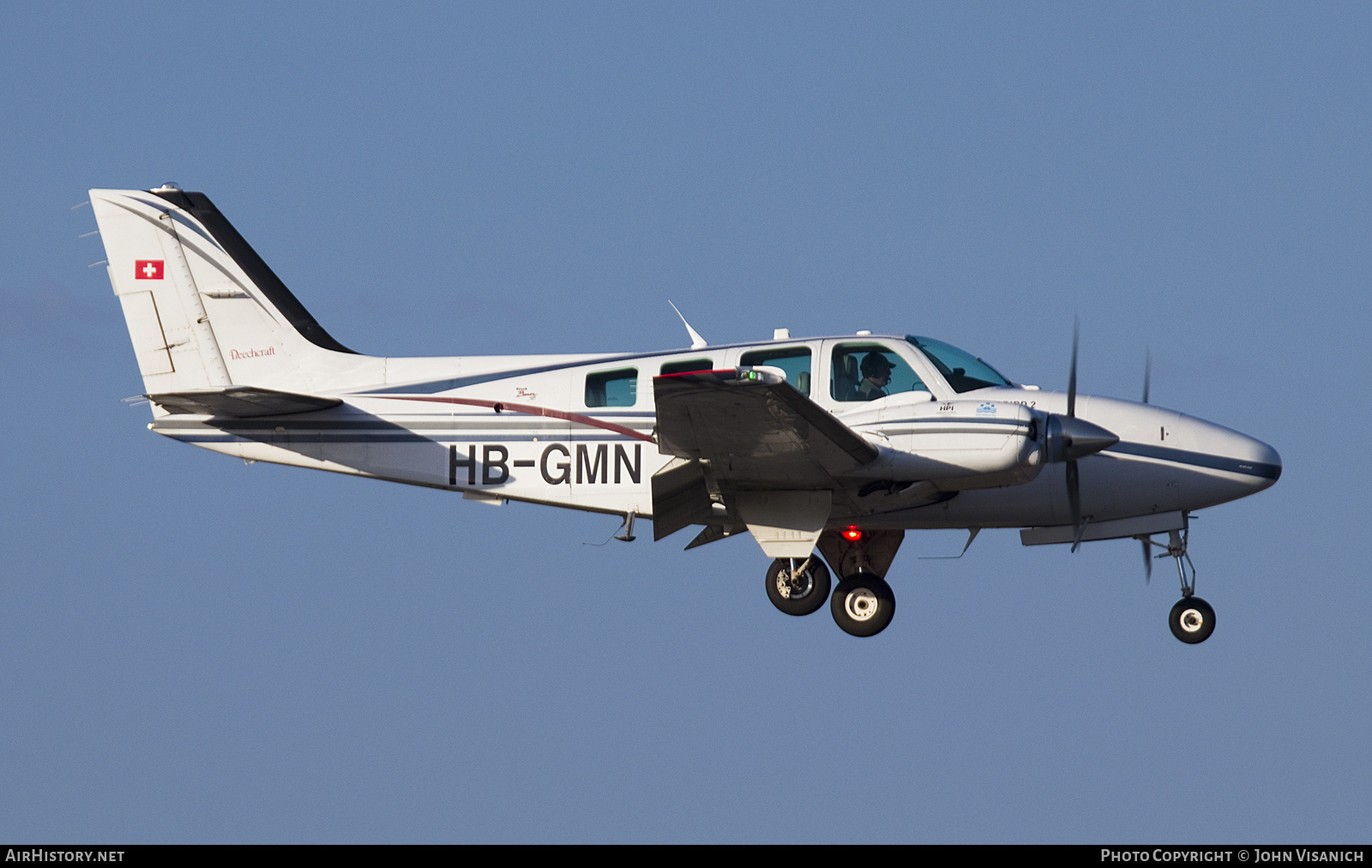 Aircraft Photo of HB-GMN | Raytheon 58 Baron | AirHistory.net #565155