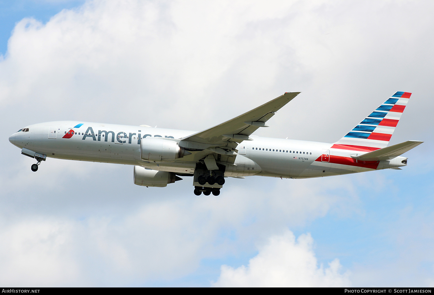 Aircraft Photo of N757AN | Boeing 777-223/ER | American Airlines | AirHistory.net #565205