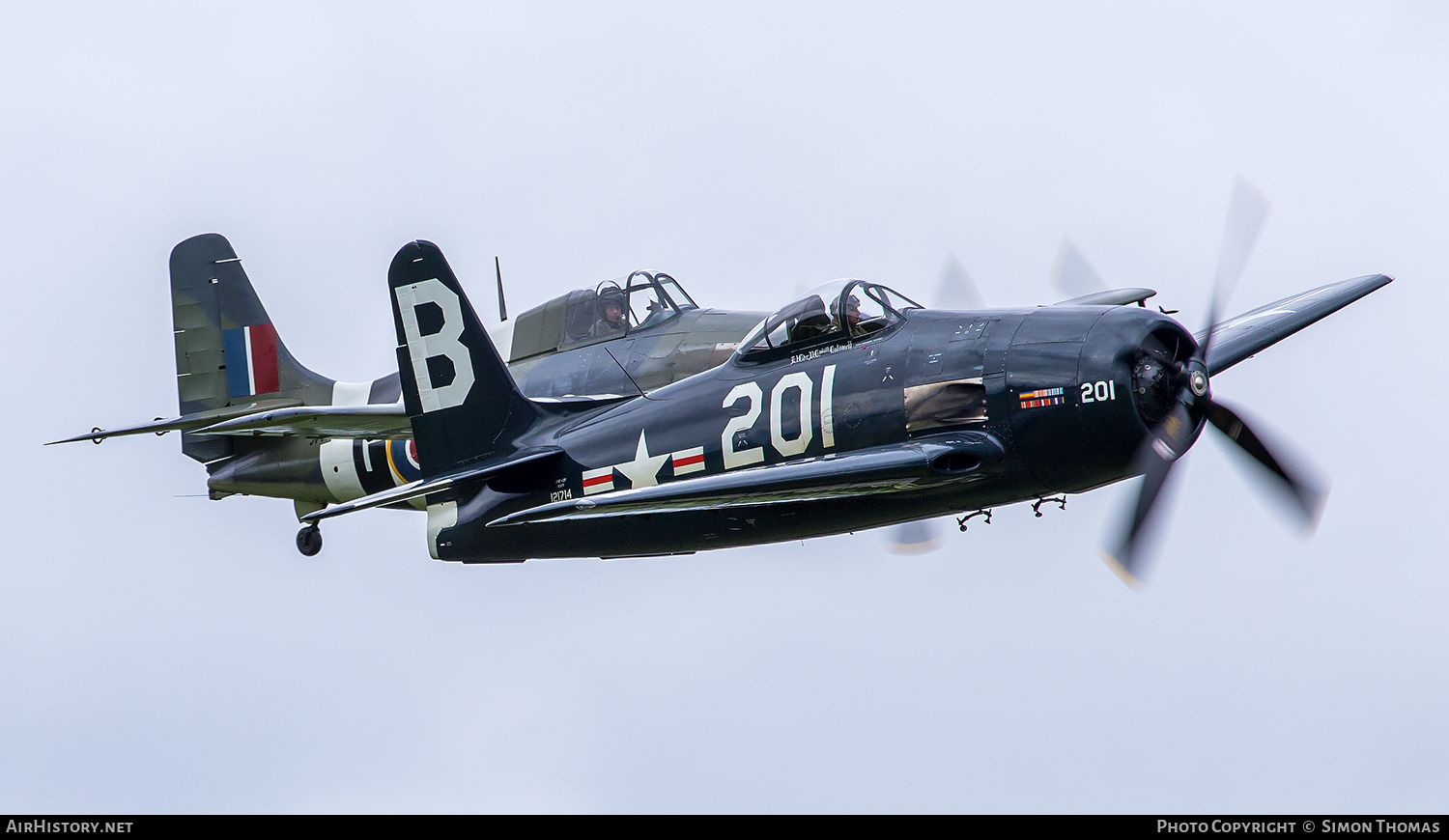 Aircraft Photo of G-RUMM / 121714 | Grumman F8F-2P Bearcat | USA - Navy | AirHistory.net #565247