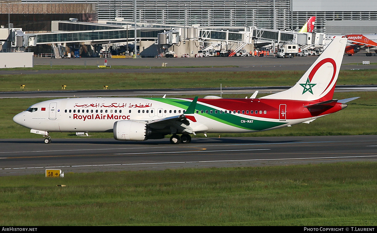 Aircraft Photo of CN-MAY | Boeing 737-8 Max 8 | Royal Air Maroc - RAM | AirHistory.net #565273
