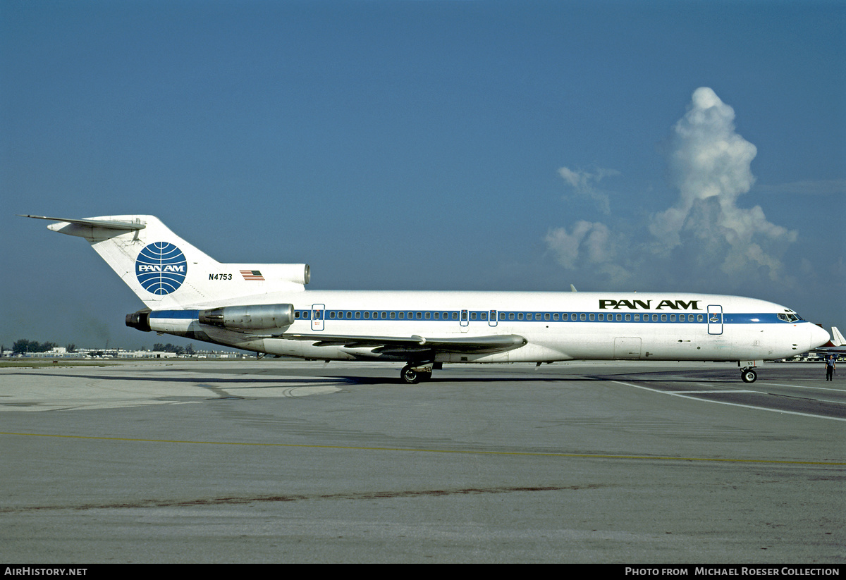 Aircraft Photo of N4753 | Boeing 727-235 | Pan American World Airways - Pan Am | AirHistory.net #565286