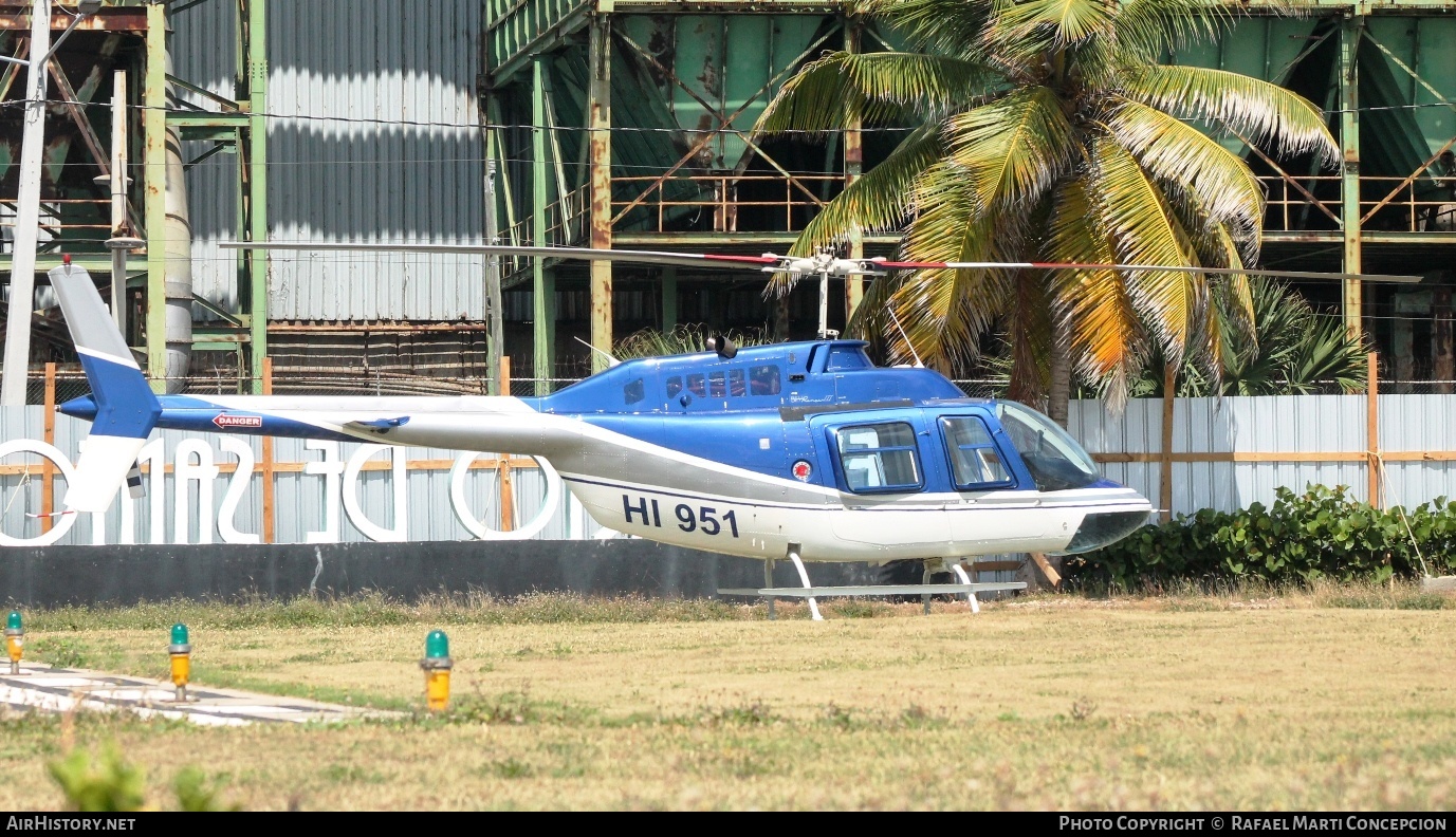 Aircraft Photo of HI951 | Bell 206B-3 JetRanger III | AirHistory.net #565287